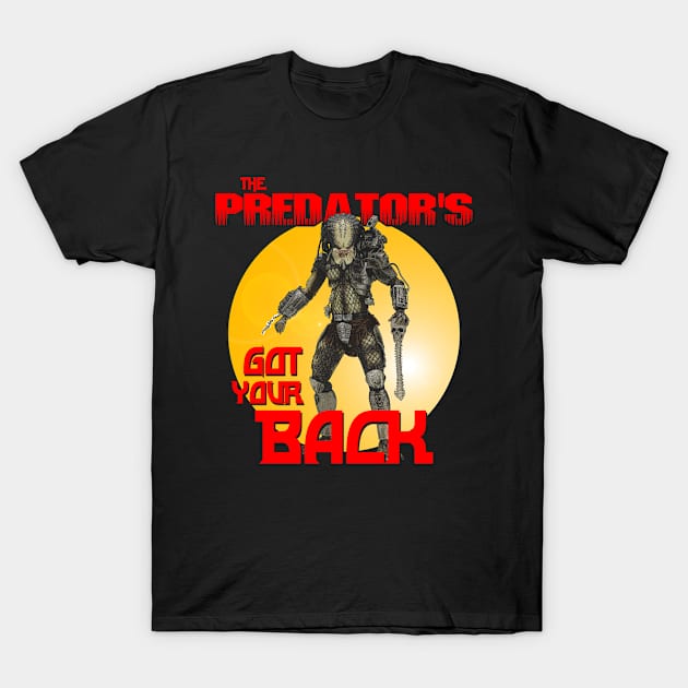 The Predator has your back T-Shirt by woodsman